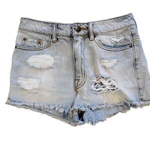 Anthropologie BDG High Rise Dree Cheeky Shorts Size 25
